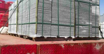 朝阳 芝麻白火烧规格板地铺石300*600/600*600