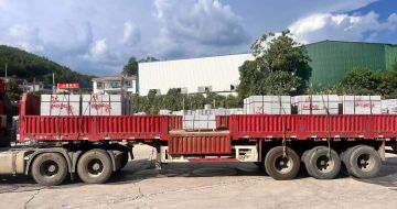 朝阳 芝麻灰花岗岩地铺石出货日常