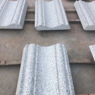 朝阳 白麻花岗岩光面别墅线条