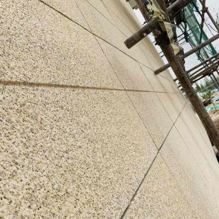 朝阳 黄金麻花岗岩荔枝面外墙干挂石材效果示例