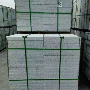 朝阳 芝麻白火烧，园林广场市政工程地铺石，1.8~5.0厚均有现货