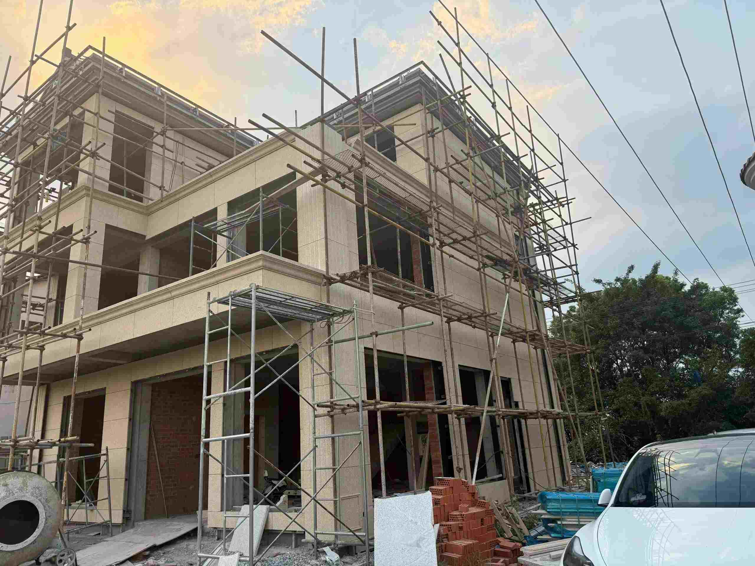 朝阳 黄金麻荔枝面花岗岩外墙干挂