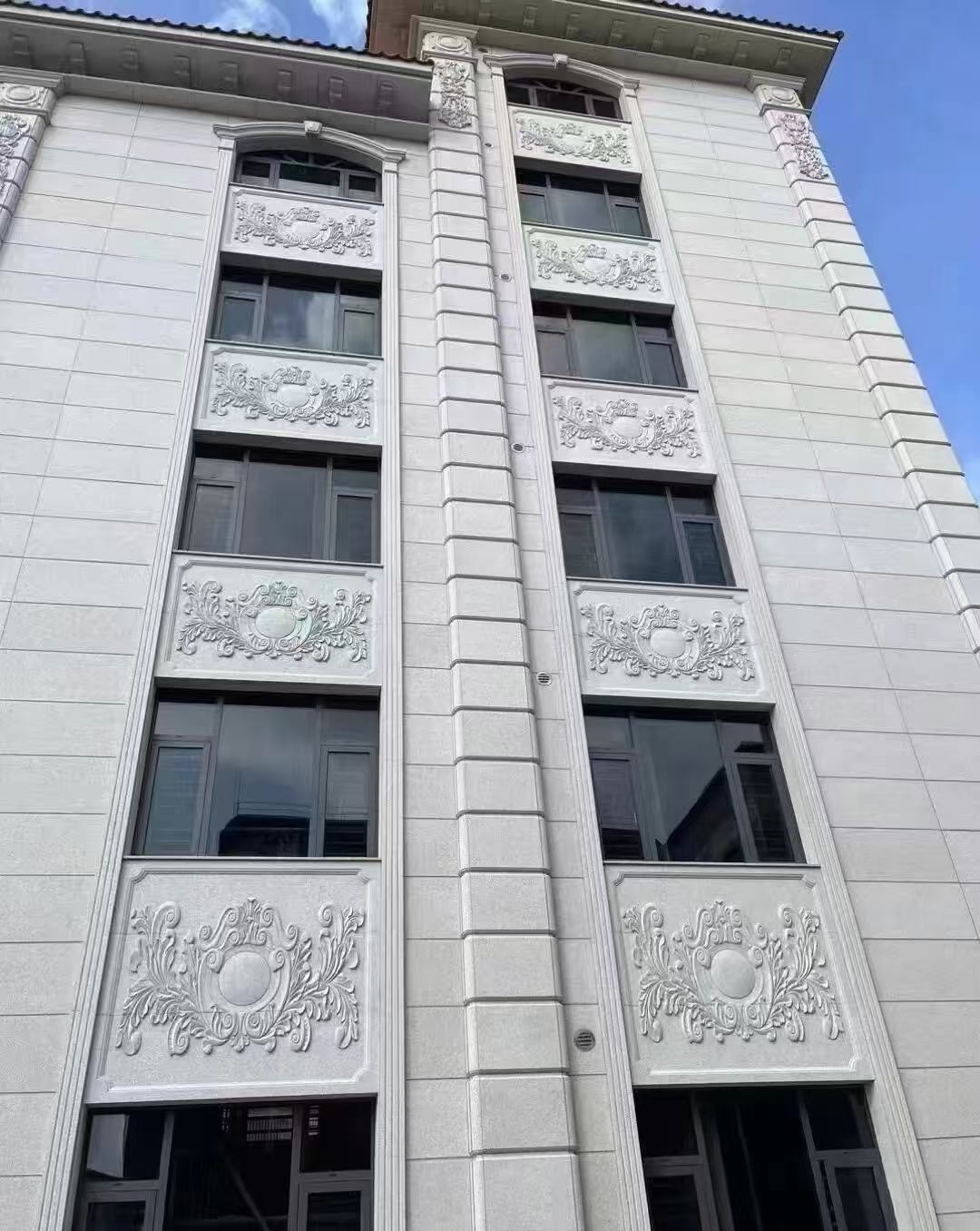 朝阳 白麻荔枝面花岗岩别墅外墙干挂