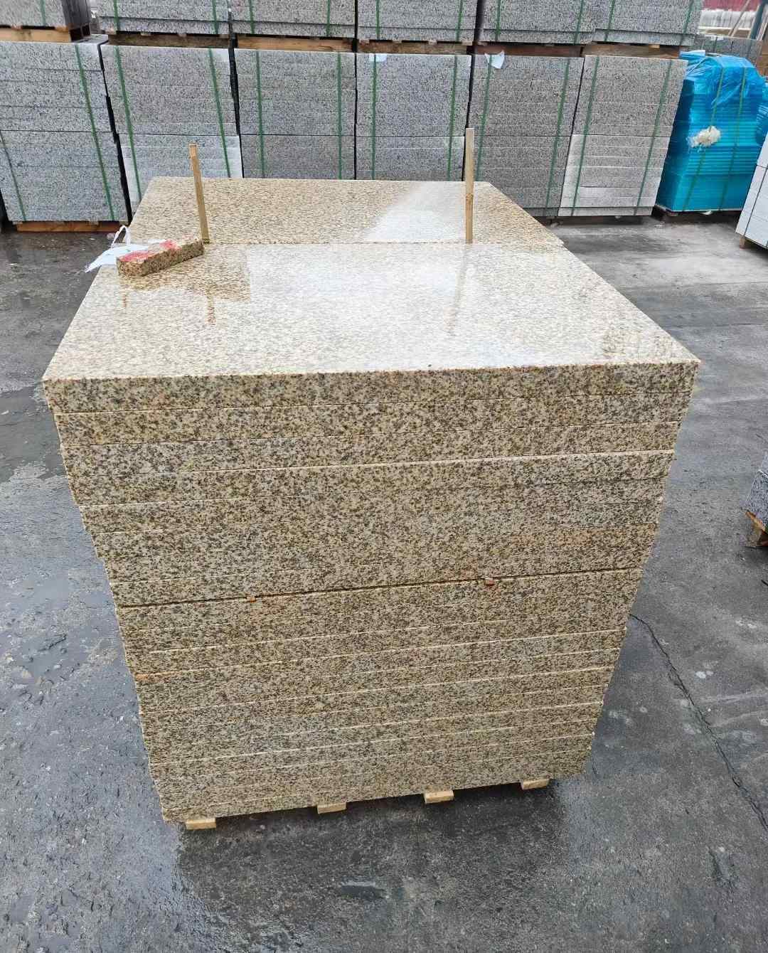 朝阳 湖北黄金麻花岗岩石材荔枝面外墙石材