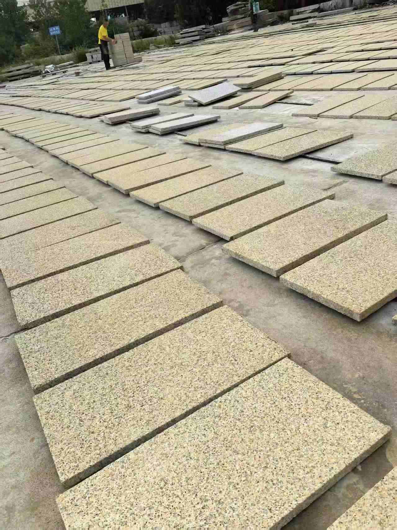 朝阳 黄金麻荔枝地铺石面排板