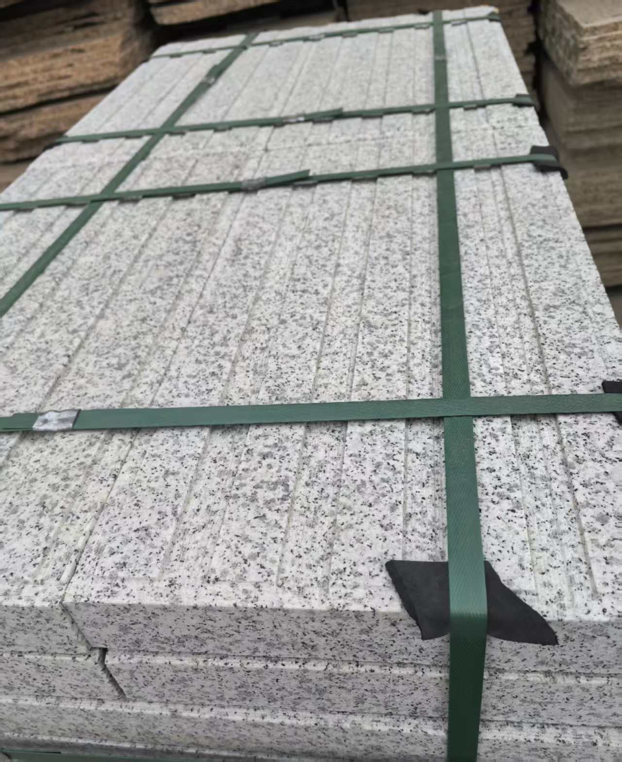 朝阳 白麻花岗岩直行盲道石，盲条，地铺石