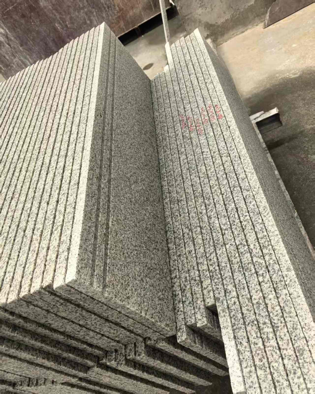 朝阳 白麻荔枝面花岗岩楼梯踏步