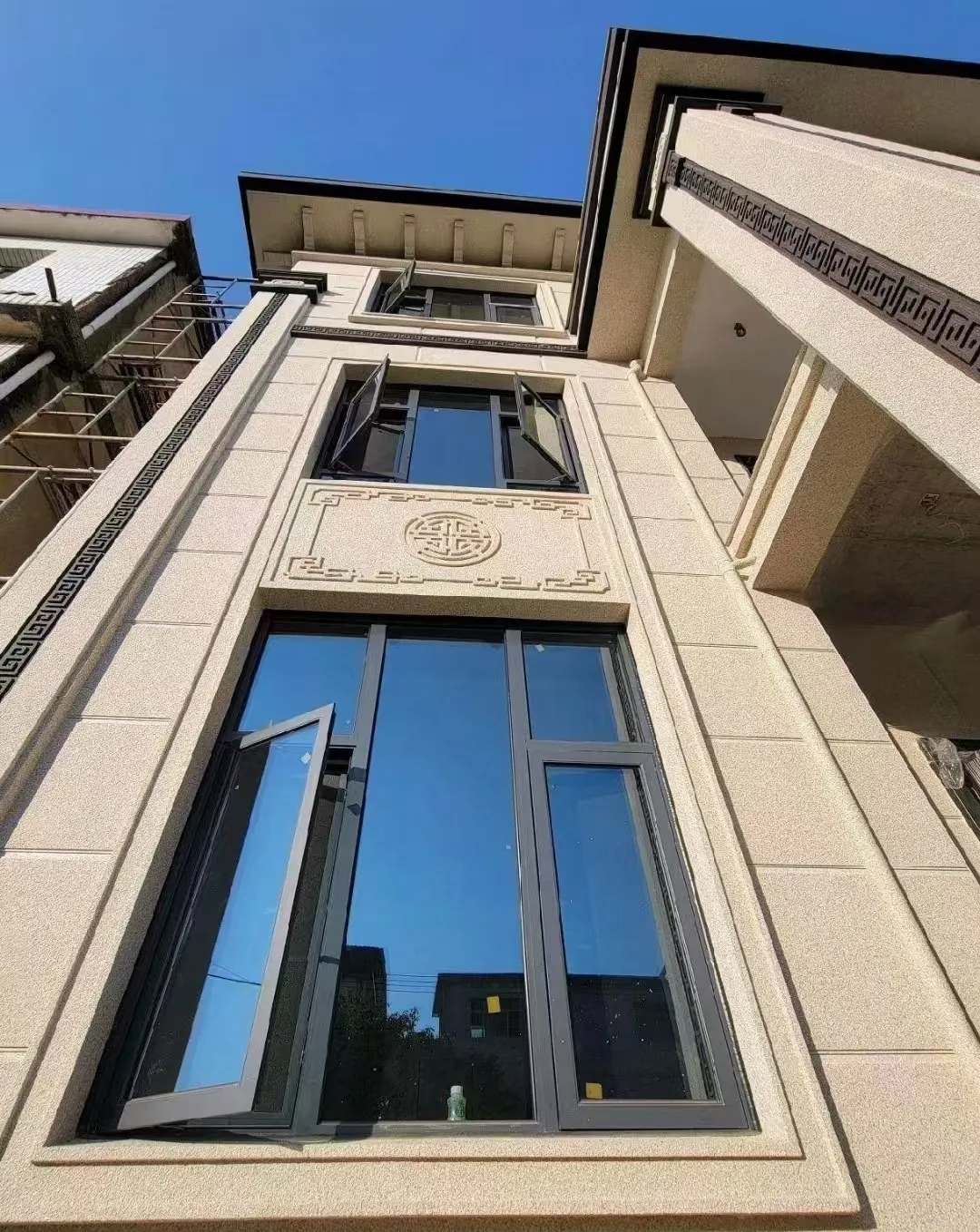 朝阳 黄金麻荔枝面别墅外墙干挂效果展示