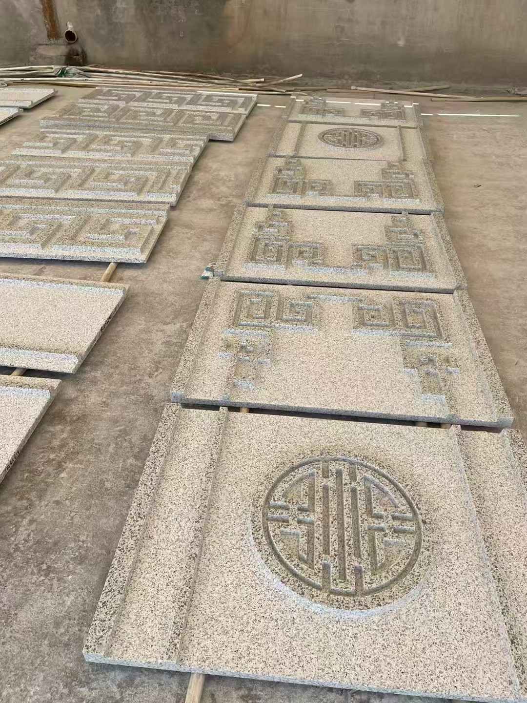 朝阳 白麻花岗岩外墙立面雕刻板